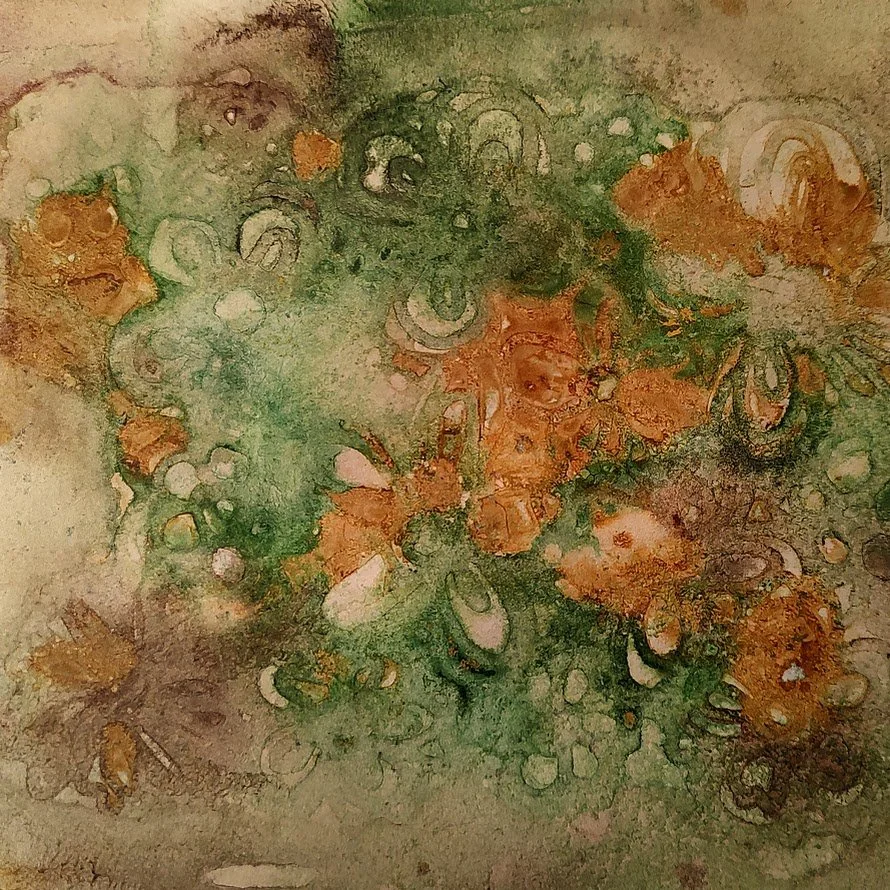 Show-n-Tell - Coffee Dyed Mixed Media Papers