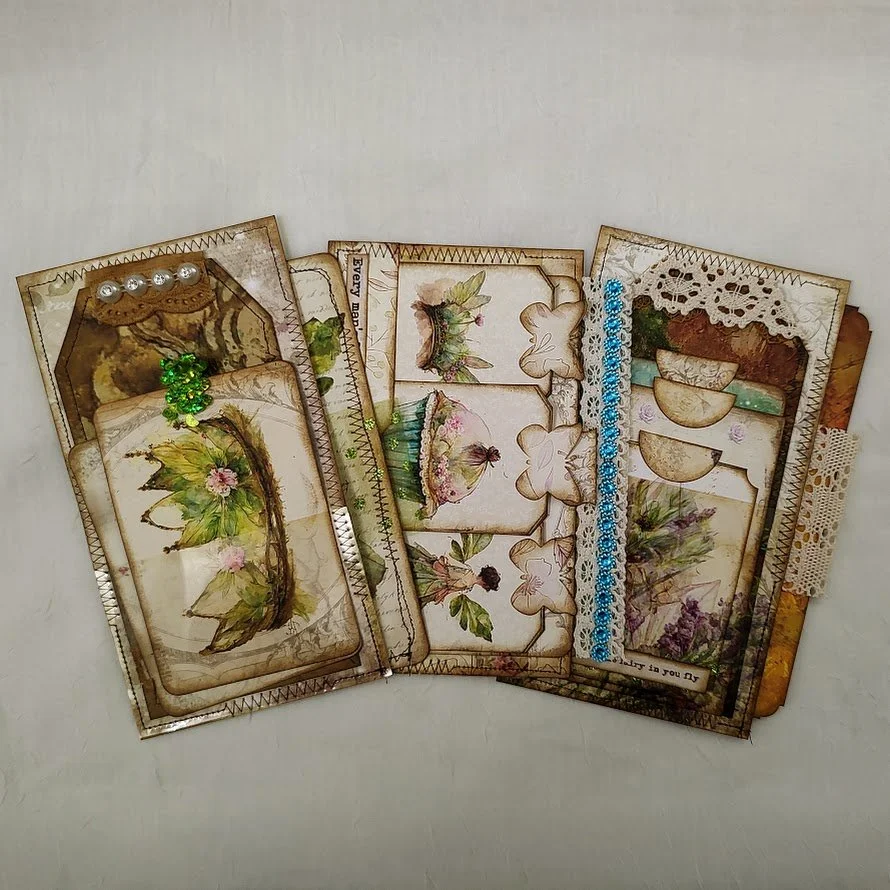 Video - Stuffed Transparency Pockets - Fairy Magic Journals