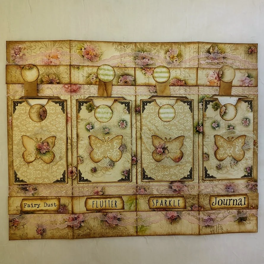 Video - Interactive Journal Spread - Fairy Magic Journal - Inspired @MyPorchPrints