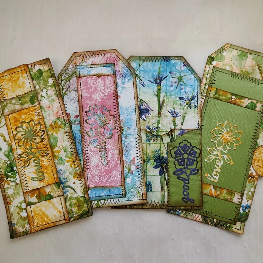 Video - Flowery Word Die Cut Tags & Journal Cards- Using dies from Craspire