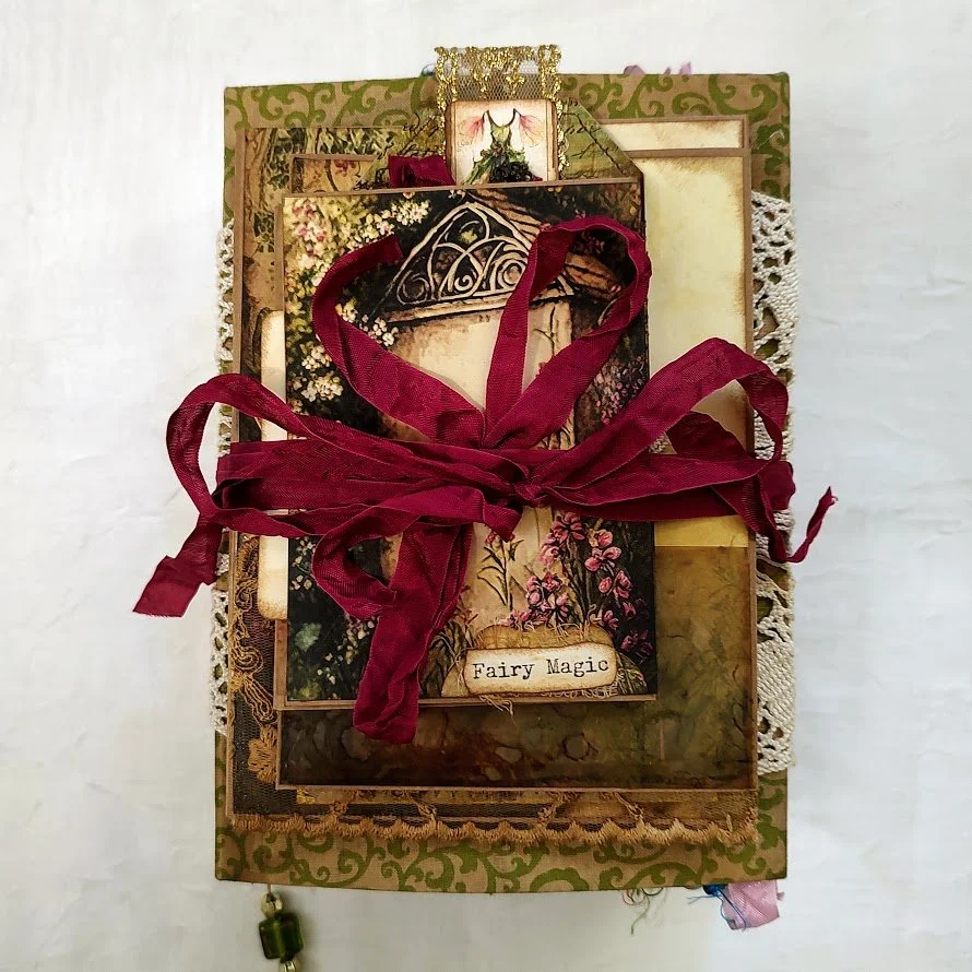 She's FINALLY done! Fairy Magic Lap Book Journal - Flip Thru