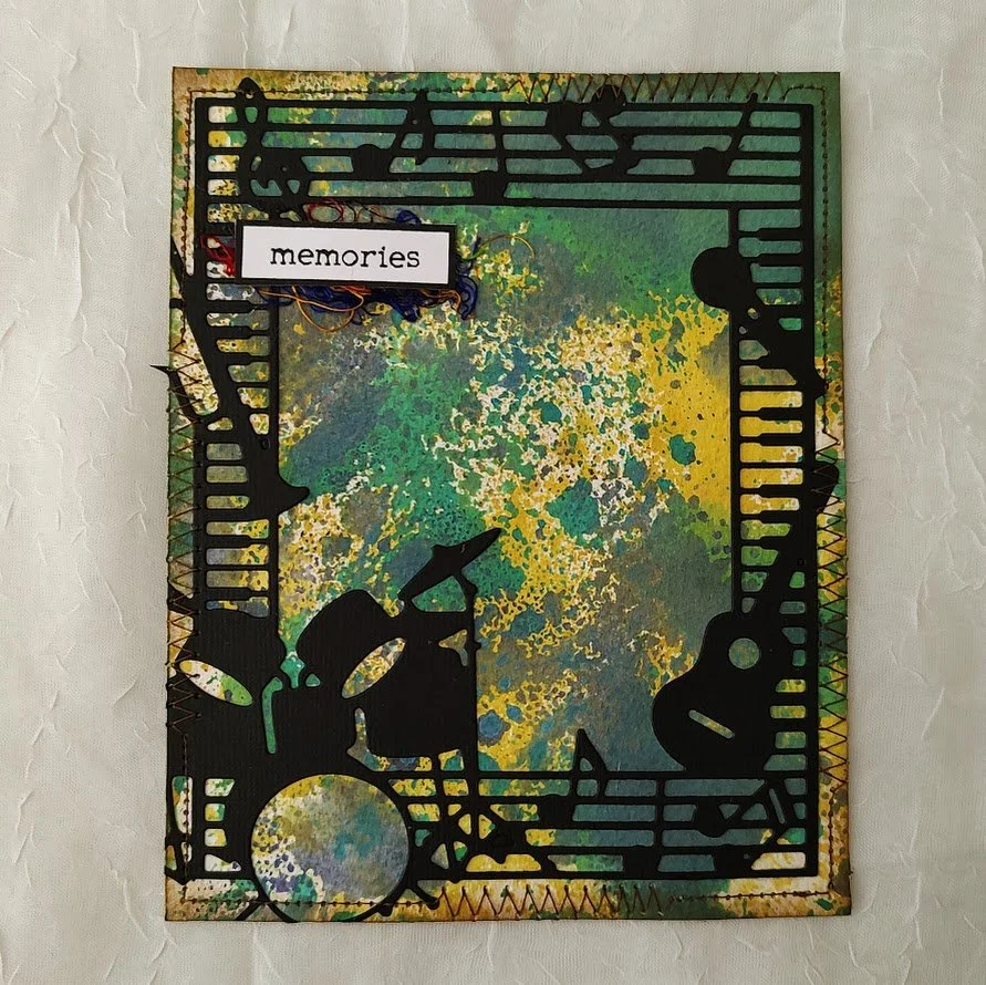 Video - Beautiful Musical Themed Pocket - Globleland Die Cut