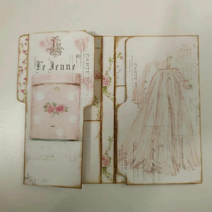 Sweetest Shabby Rose Folio - 2 of 3 - Inspired by Jeanne @ Inky Owl Studios