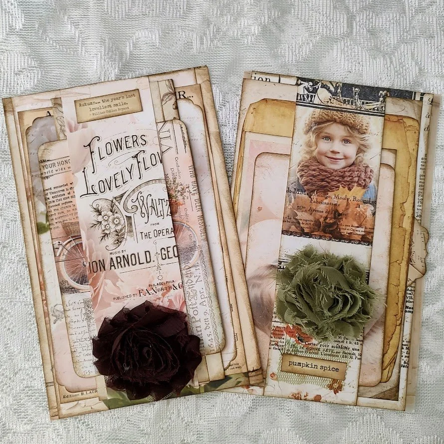 Video - Full Page Belly Bands - Pink Harvest Blush Journal - Part 4 - Inspired @ Create with Scrimping Mommy