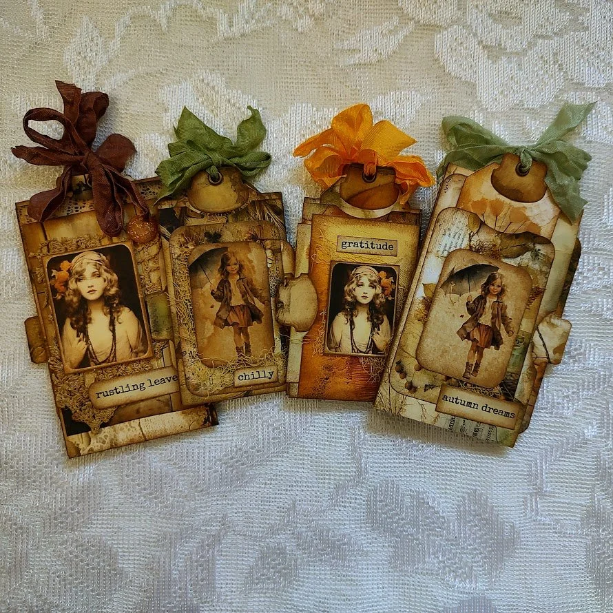 Video - Stuffed Hidden Paperclips - Dried Gatherings Journal - Inspired @Hilltop View Journals