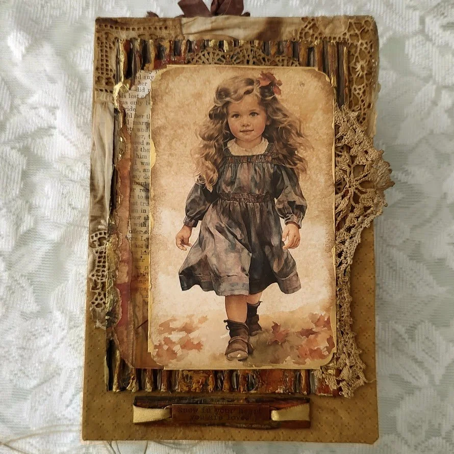 Video - Dried Gatherings Mixed Media Journal Topper