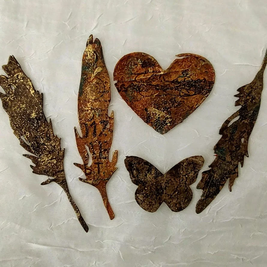 Video - Mixed Media 101 - Ep 4 - Fiber Paste - Magic Texture & Die Cutting