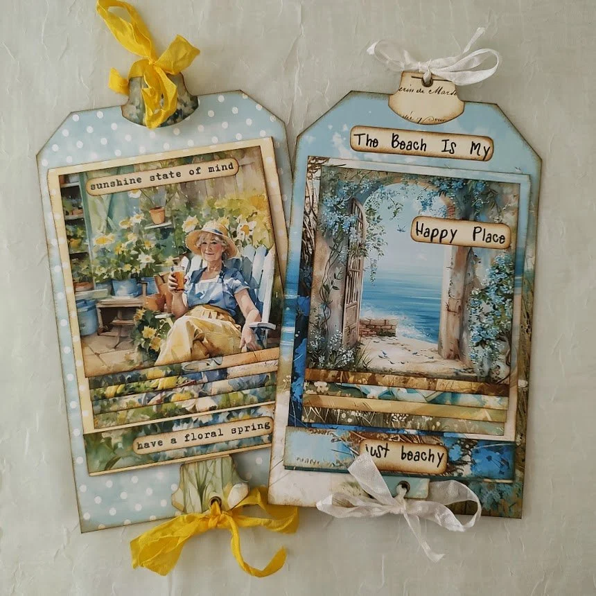 Video - Large Waterfall Tag - Loads of Writing Space - It's am oldie, but GOODIE!