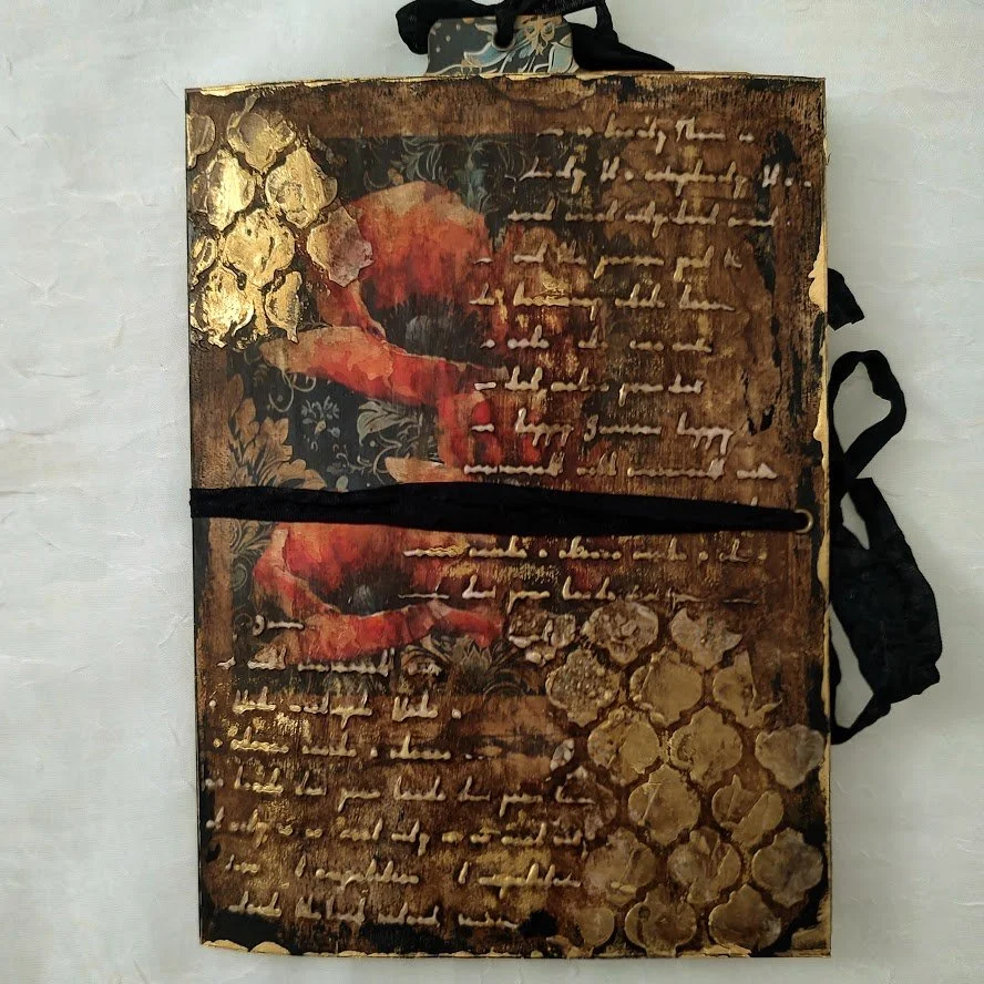 Video - Out with a BANG Summer Collaboration - "Mix it UP" is my Prompt - Let's get messy and JAZZ up an envelope Journal