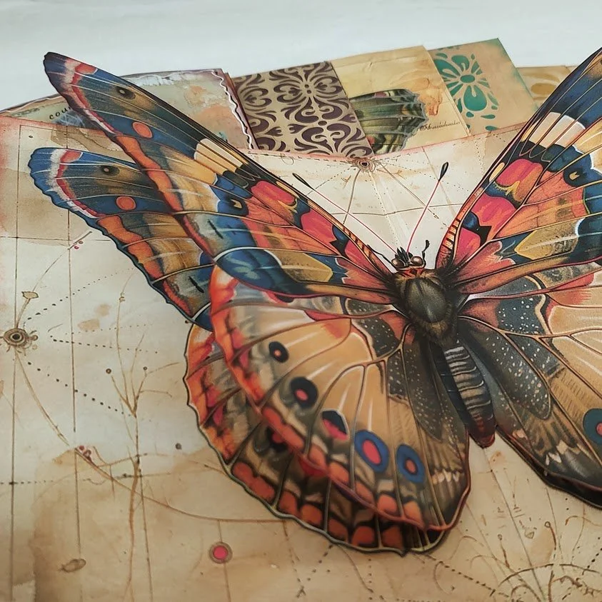 Video - How to MixMedia-Tize Your Pages - Ep 2 - Doodling, Mark Making, Stenciling, &amp; 3D effects