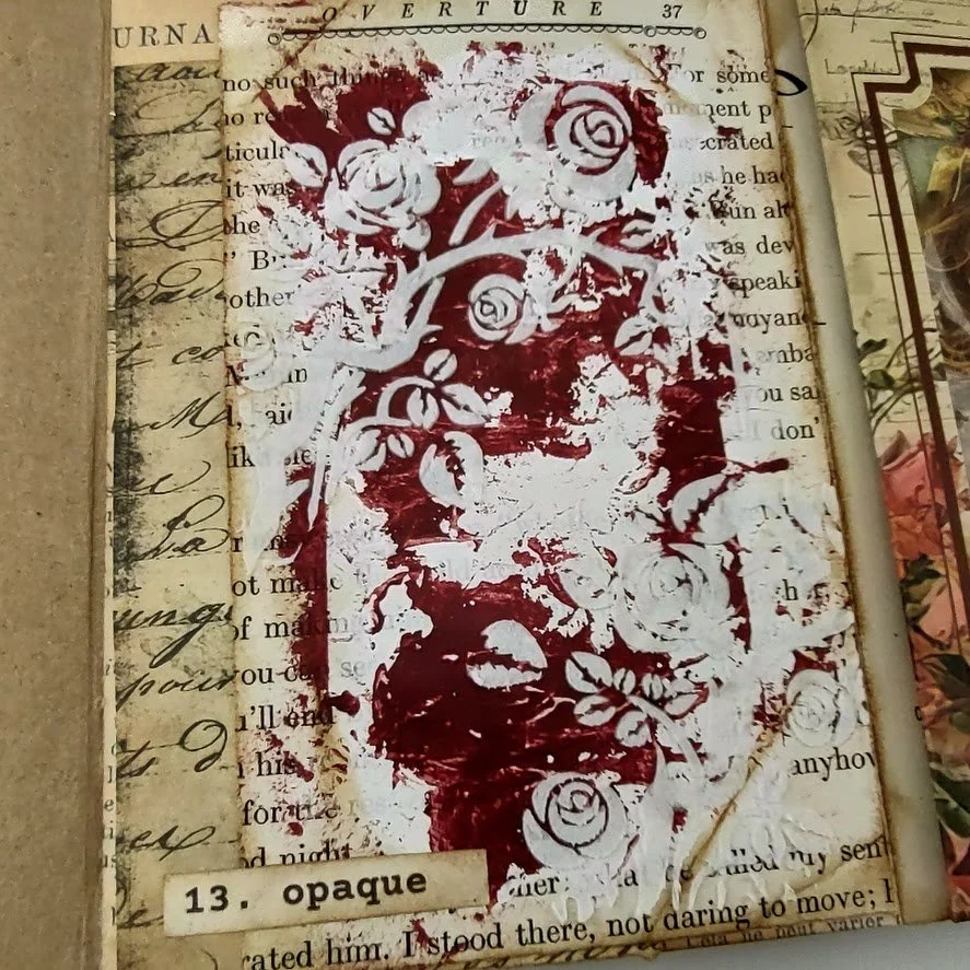 Video - #JunkJournalJanuary2025 - Prompts - Magazine, Overlap, &amp; Opaque- BONUS share of prompts 7-10