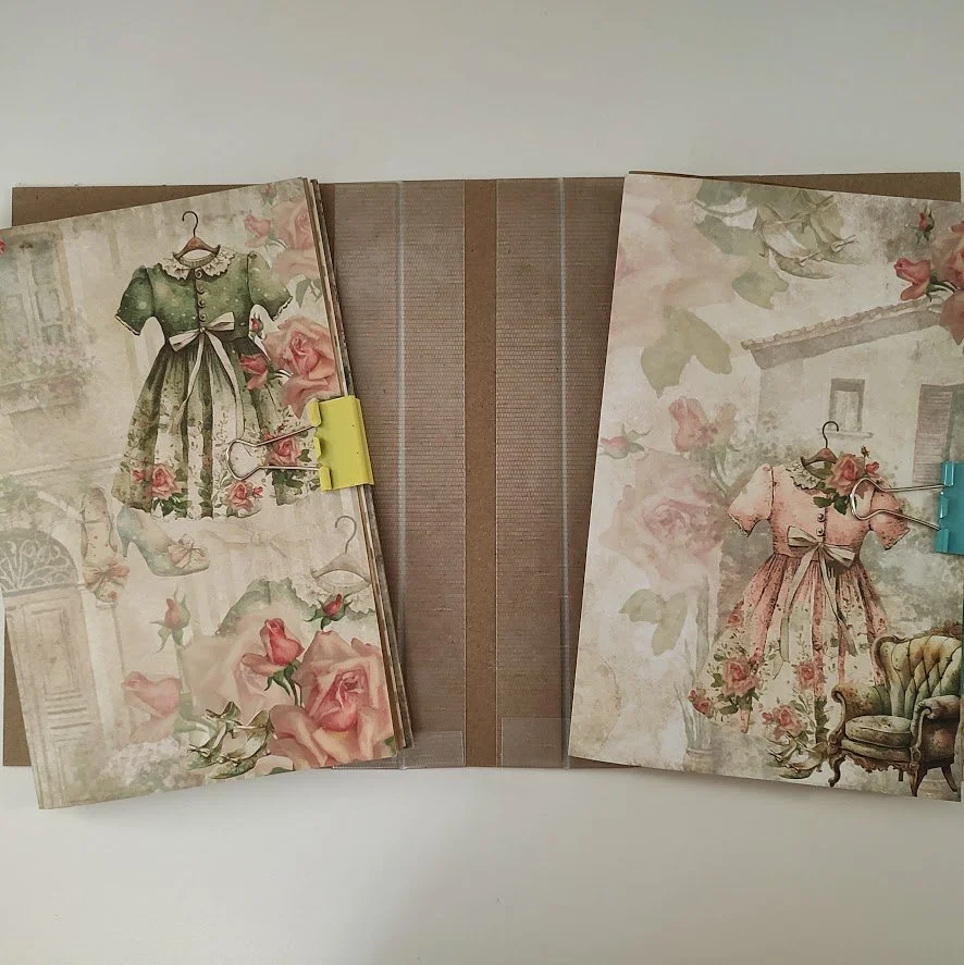 Video - Part 2 - Beginner Journal Making Series - Prepping Signatures &amp; Creating Cover Base