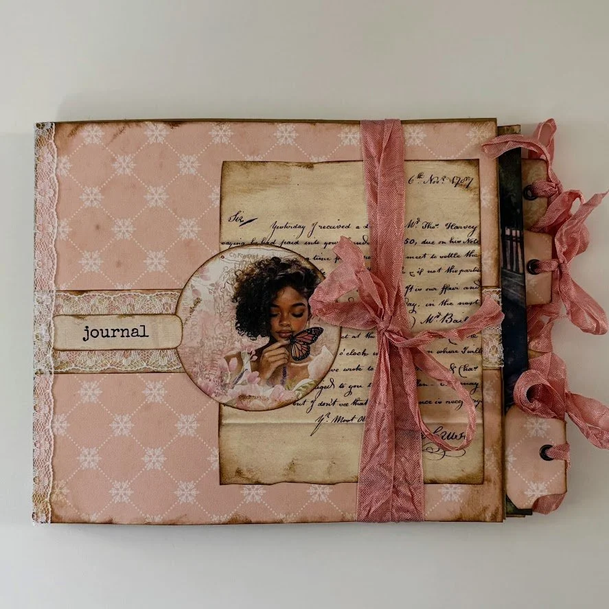 Video - Sweet Magnolia Paper Bag Journal | 4 Bags, 7 Pockets, 4 Belly Bands, &amp; 19 Journal Cards| House of Mahalo DT Project
