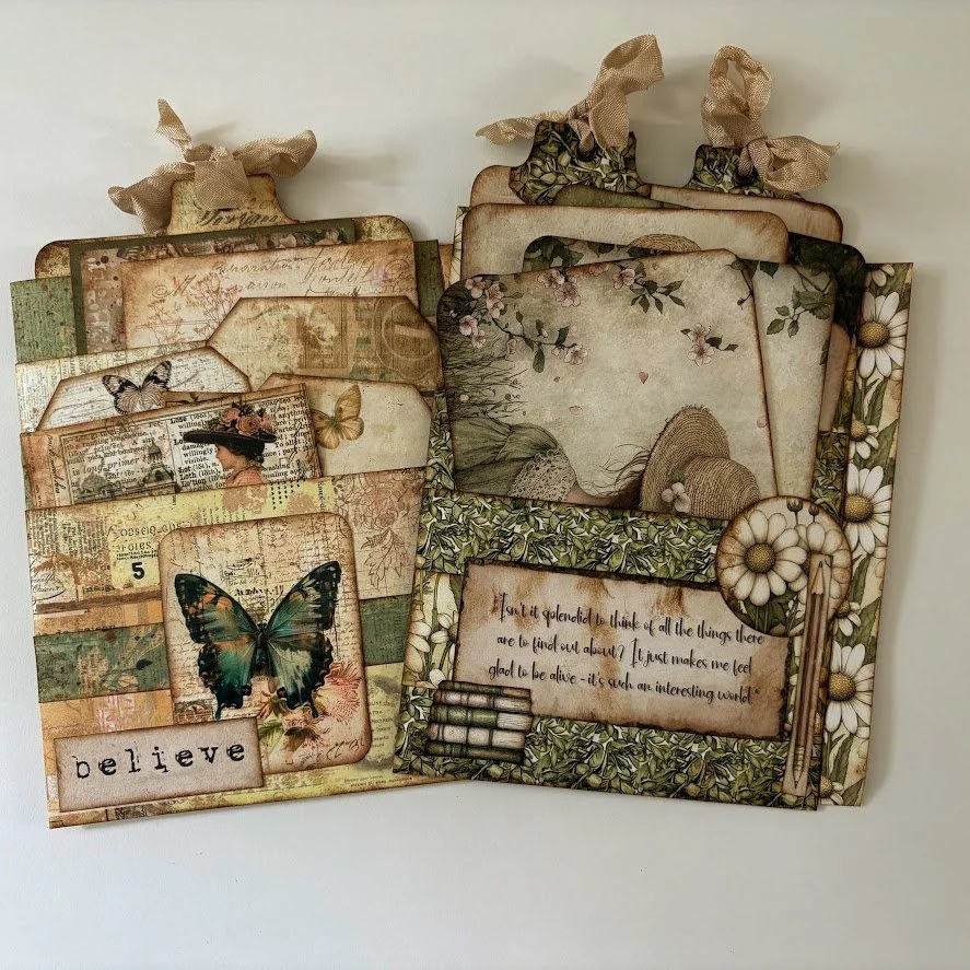 Video - Easy Double-Sided Quadruple Pocket |AnnE Spring Journal Project