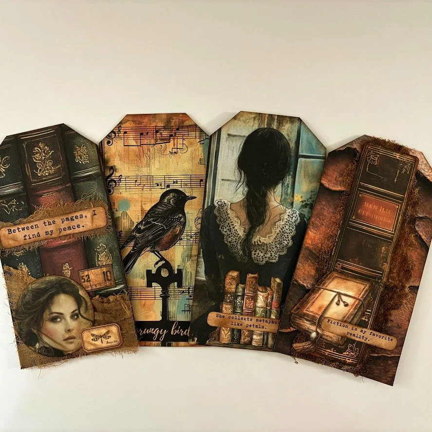 Video - Stacked Tags with Writing Space, Flip &amp; Belly Band | Grungy Inspiration @Jenniferfromthepatio