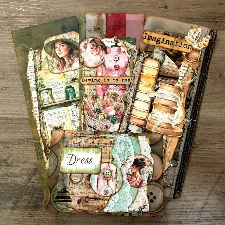 Video - Turn Scraps into WOW! | Vellum Cluster Belly Bands | #SummerEphemeraExtravaganza2025