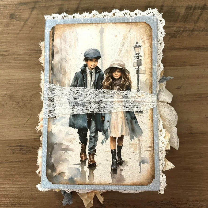 Video - Enchanted Romance In Paris Journal Flip - Through | Vintage Vibes &amp; Whimsical Ephemera