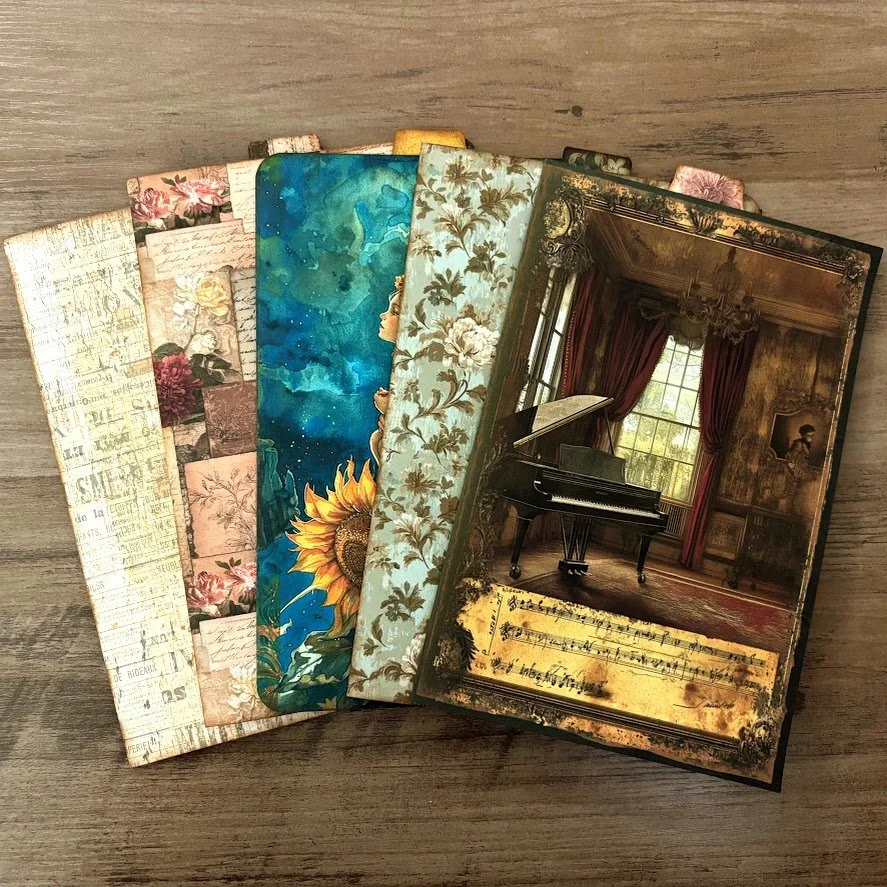 Junk Journal Tip-In Series Kickoff! | Ep 1 | Hidden Writing Spaces, Pockets &amp; Interactive Layers!