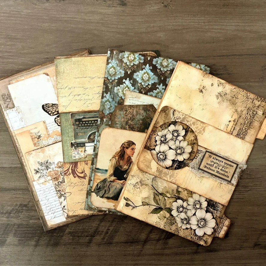 Video - Easy Tip-In Ideas for Junk Journals | Signature Page Pocket &amp; Extensions | Tip-In Series – Ep 2