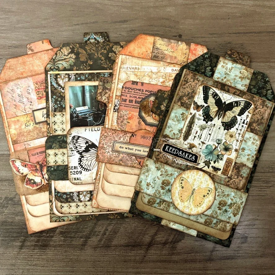 Video - Junk Journal Waterfall Ephemera Series Ep 3 | Pocketed Tag with Waterfall &amp; Journal Cards