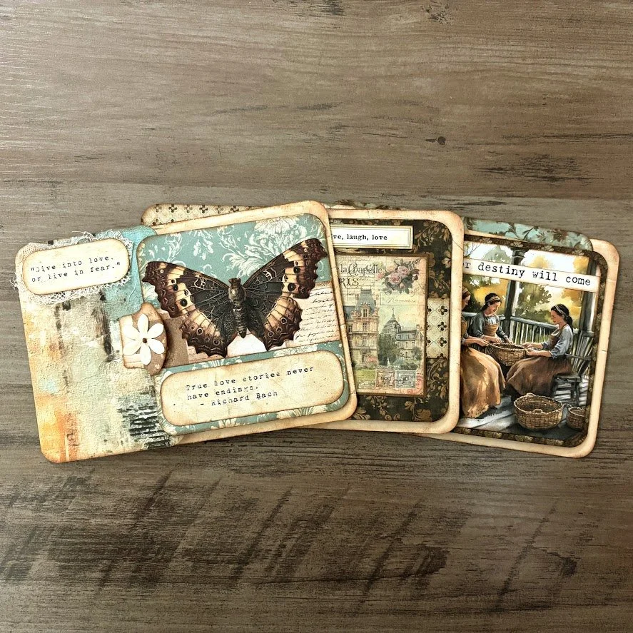 Video - SWEET Card Maker Fold for Junk Journals | Easy Multi-Flip with Hidden Pocket &amp; Writing Space