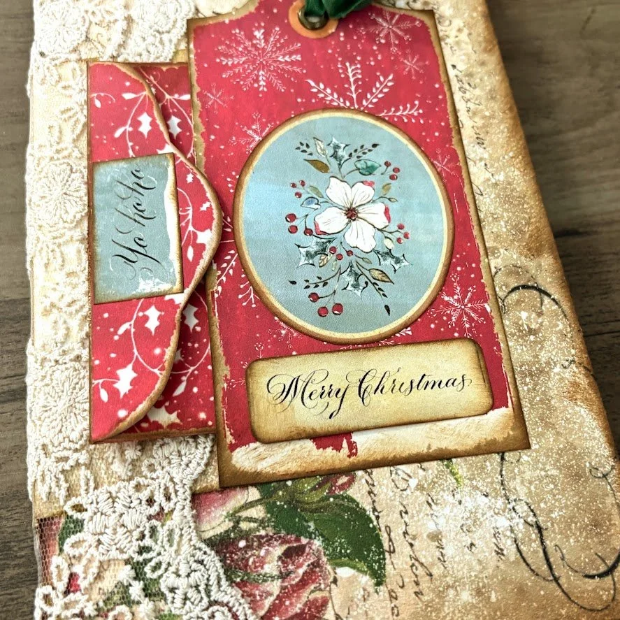 Video - Unique No-Sew Journal | Hinge &amp; Anchor Binding Method | Inspired by @DarlingCottageDiary | #JJChristmasPrompts25