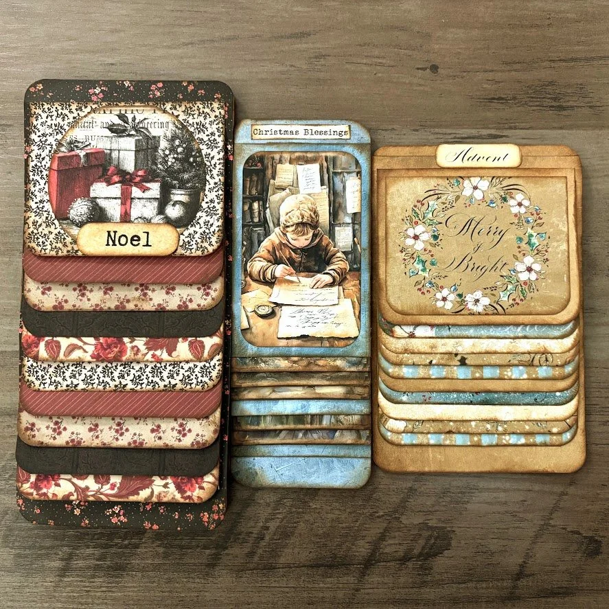 AutoVideo - Over the Page DOUBLE Waterfall | Junk Journal Waterfall Ephemera Series Ep 8