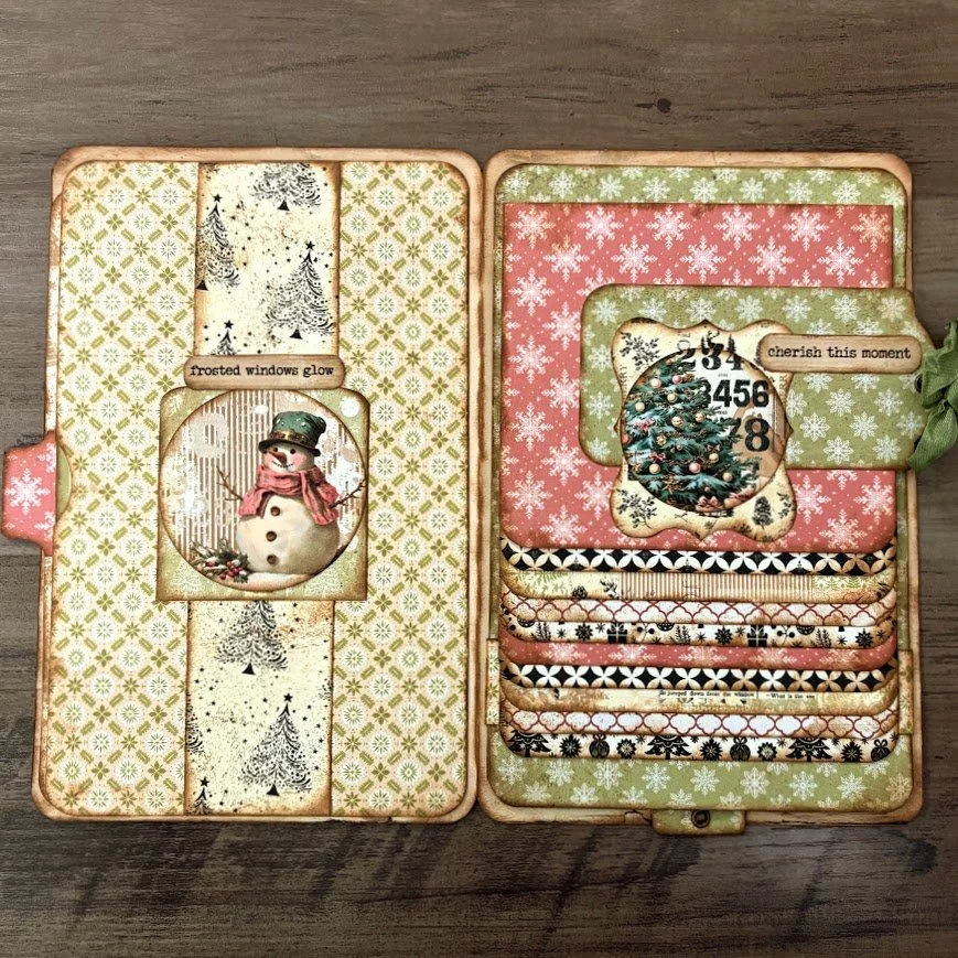 Video - Full Page Waterfall Tutorial + Large Pocket &amp; Cards | Junk Journal Waterfall Series Episode 9