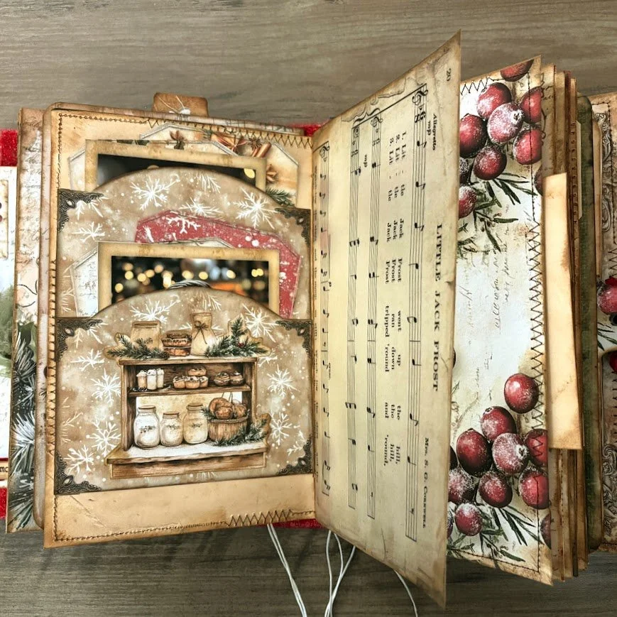 Video - Adding Simple Kit Ephemera | Beginner Junk Journal Tutorial | Christmas Patisserie – Pt 4