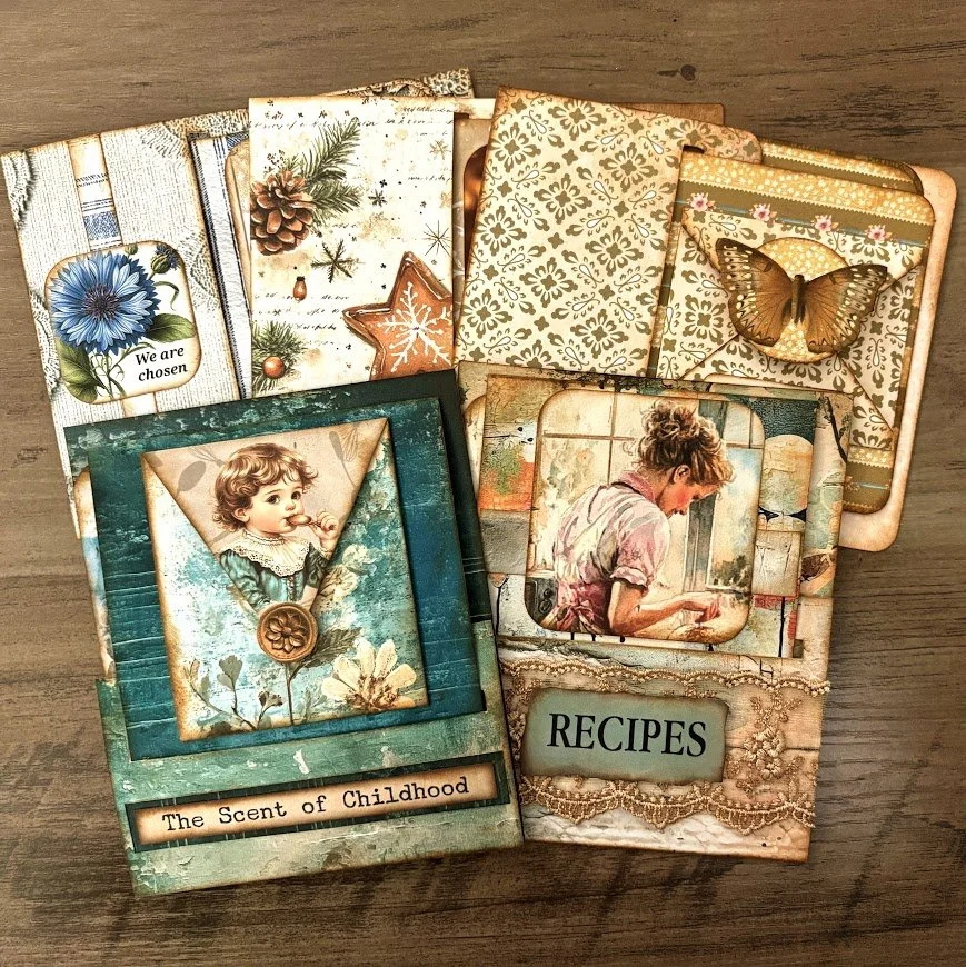 Video - Buckle Closure Pocket Ephemera | Card Maker Fold for Junk Journals | 2 NEW Journals!