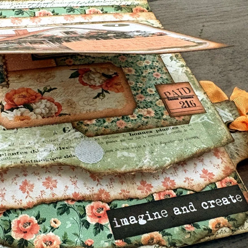 Hidden Flap Pocket with Writing Cards | Easy Junk Journal Interactive | Friday QUICK Makes | Episode 1-