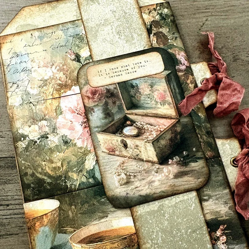 How to Make a Triple Flip Pocket Tag - Creative Belly Bands - Episode 2