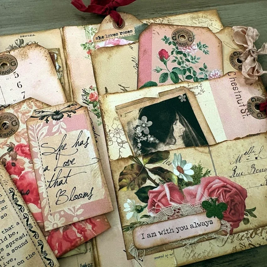 Fold-Out Garden Page | Layered Journal Design