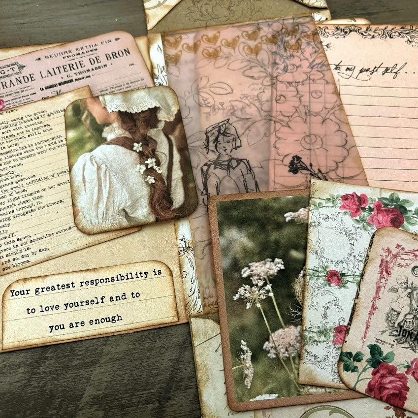 Pages in the Making | Envelope Flips, Tuck Spots &amp; Vellum Belly Band