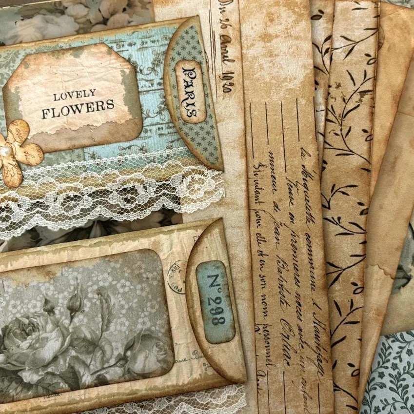 Quiet Gatherings | Lovely Flowers | Coin Envelopes, Hidden Writing &amp; Quiet Moments