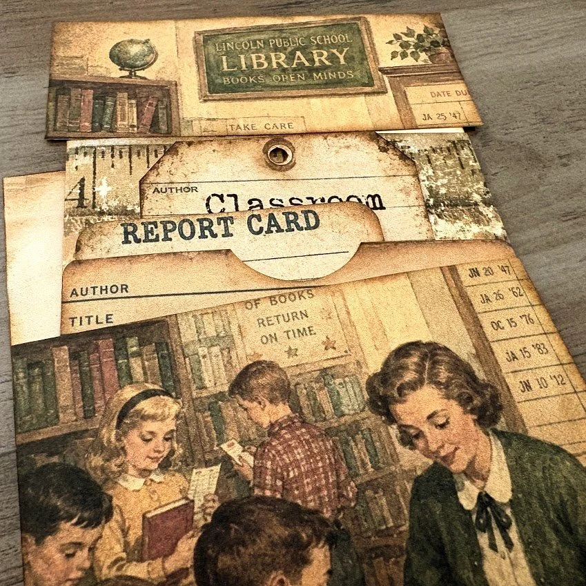 Hidden Stories Pocket | Vintage Schoolhouse Journal