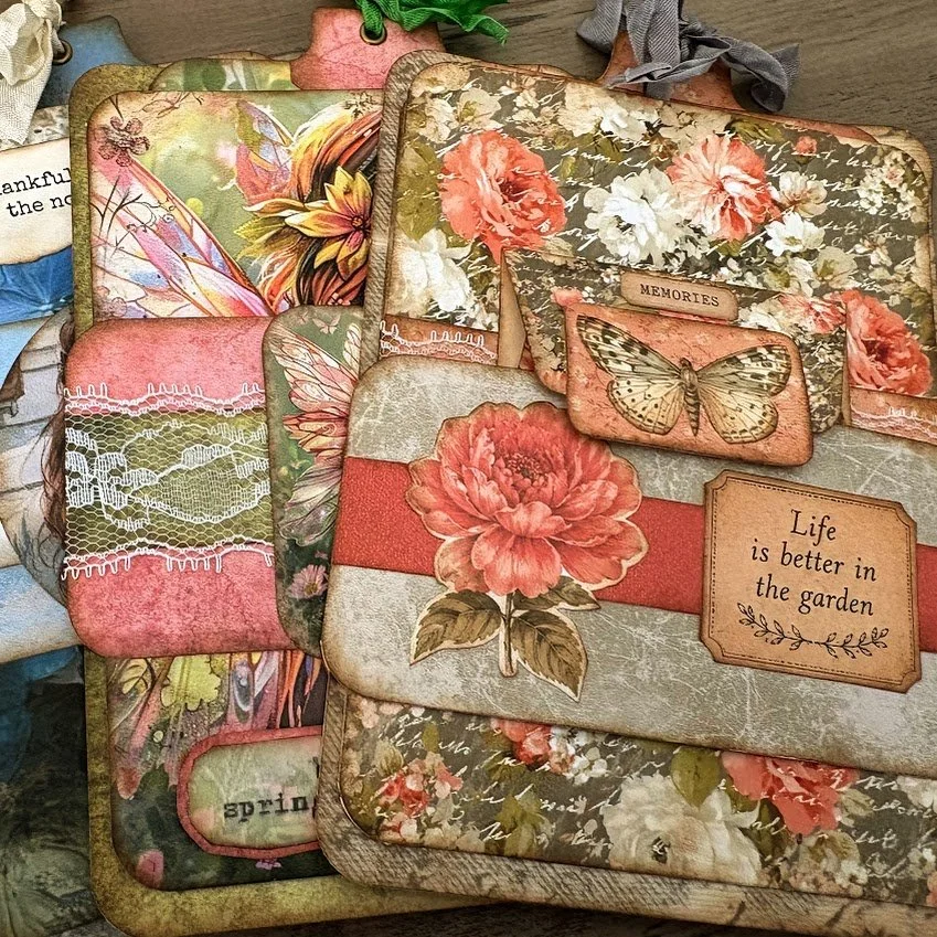 Garden Memories Multi-Functional Pocket with Belly Band - In the SWEET Meadow Journal