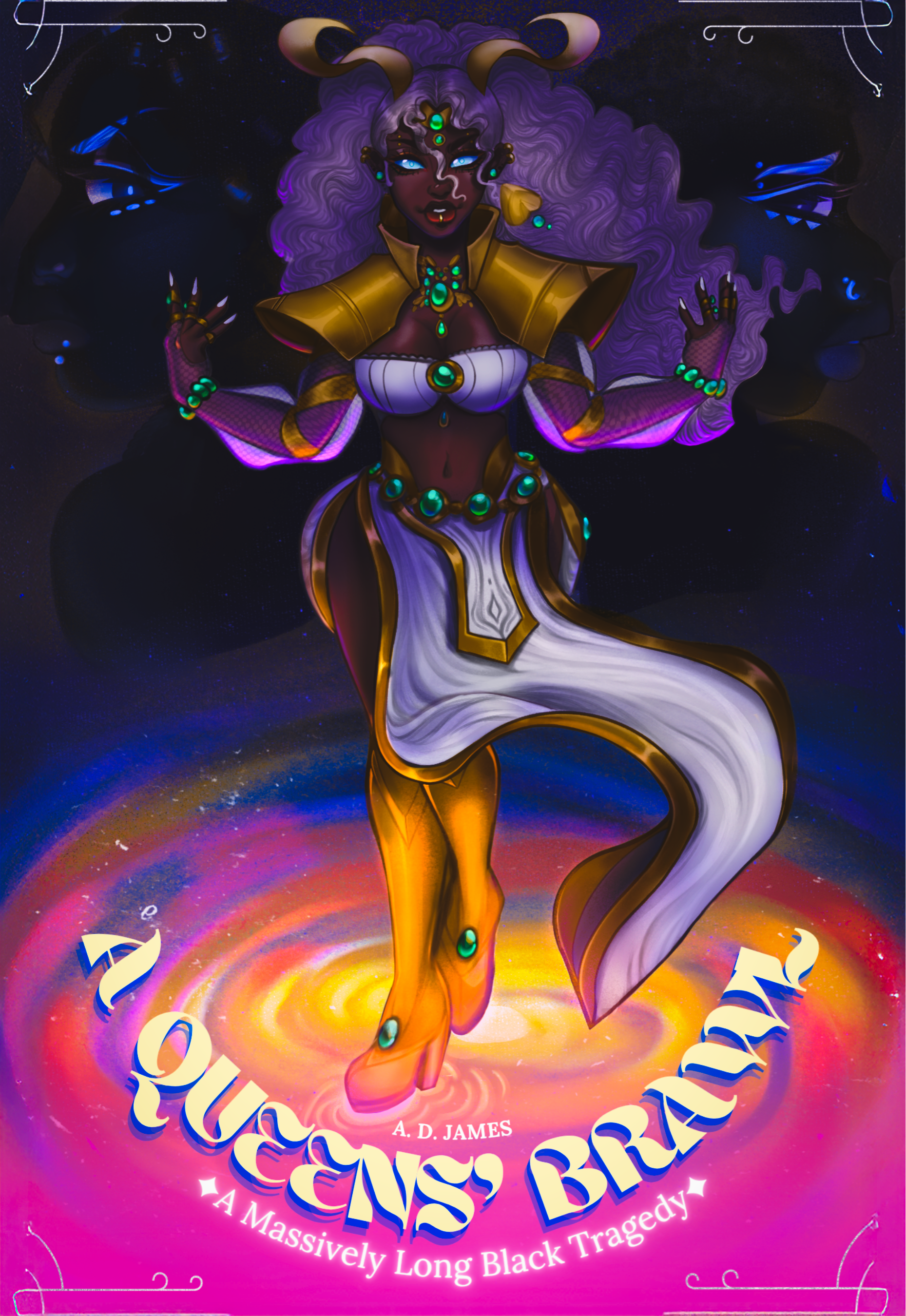 A Queens' Brawl The Play Hardcover with Dust Jacket