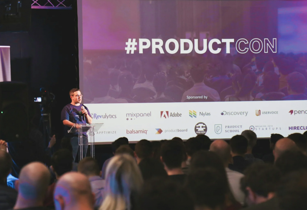 Professional photography of a keynote session speaker at a conference in Dallas at the Omni Hotel