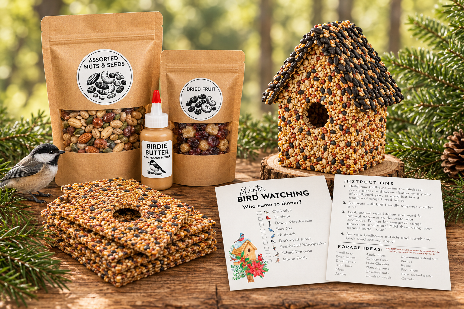Build a Birdhouse Gingerbread House Kit