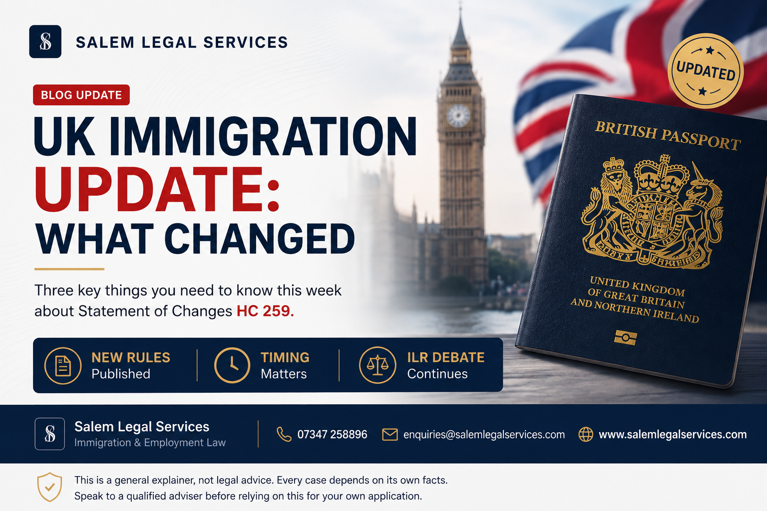 UK Immigration Rules Changes 2026: What the 3 August Update Means for You.