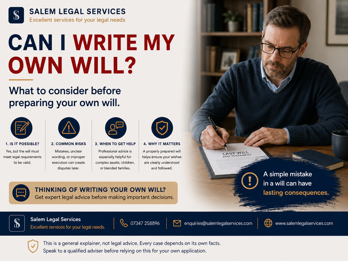 Can I Write My Own Will?
