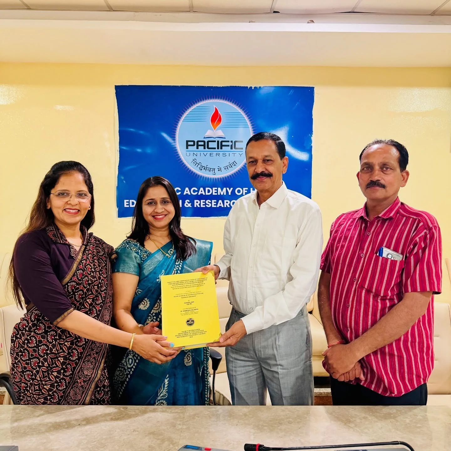 Dr. Chanda Jain🥰 Education knows no age limit. Today, I proudly celebrate completing my PHD in YOGIC SCIENCE &mdash; not just as a scholar, but as a mother of wonderful sons. The path was demanding, filled with late nights and early mornings, but ev