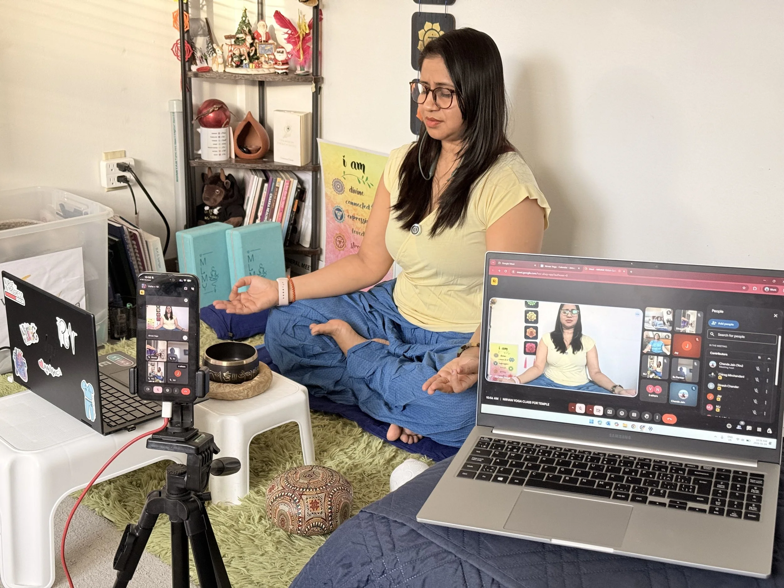 Journey of Healing: Private Group Yoga & Meditation Sessions (Online)