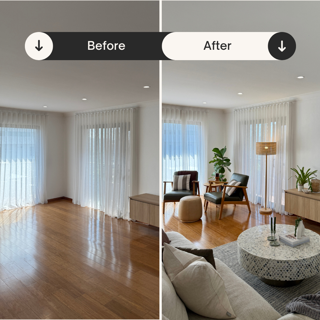 Complete Space Styling // Before & After
