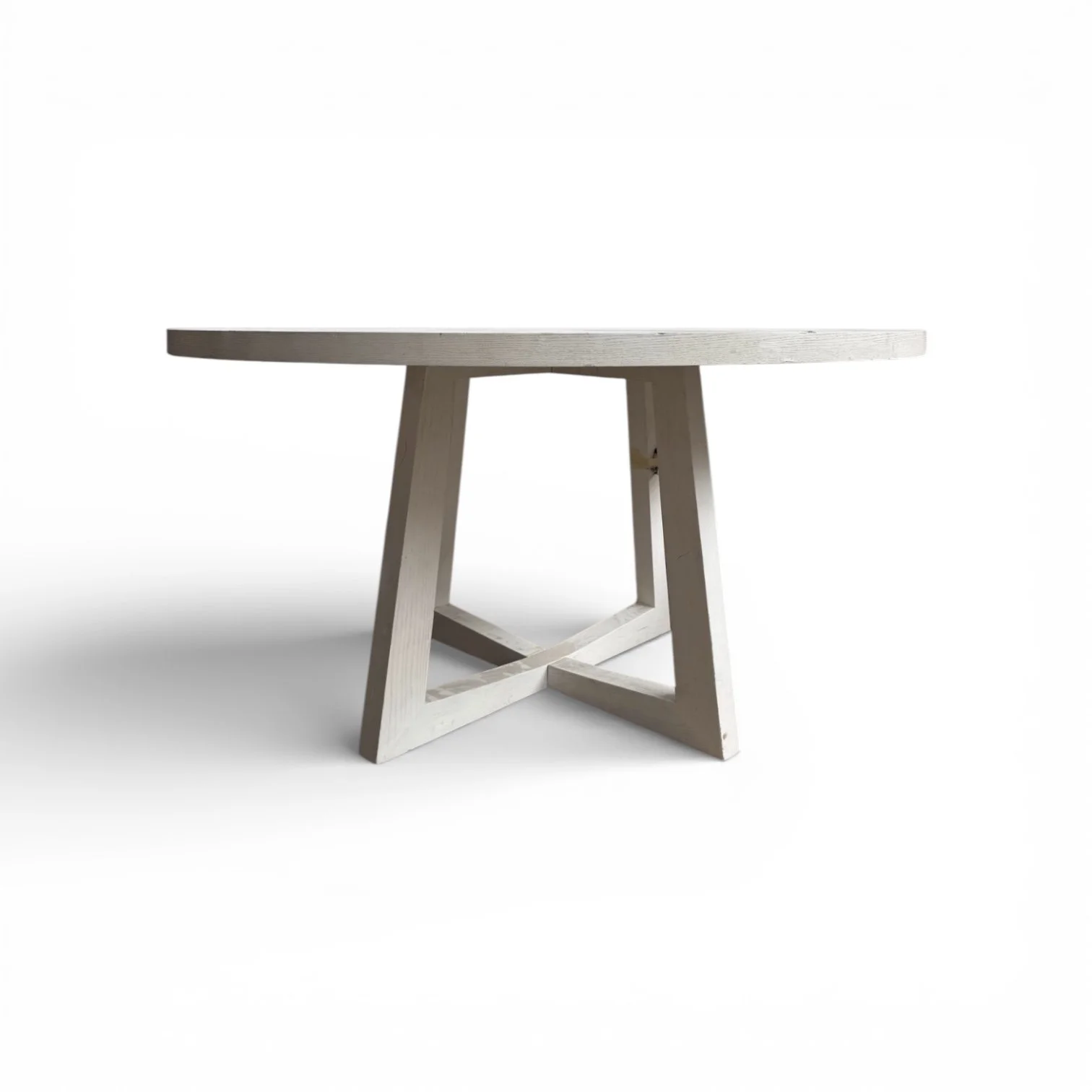 Round Timber Dining Table