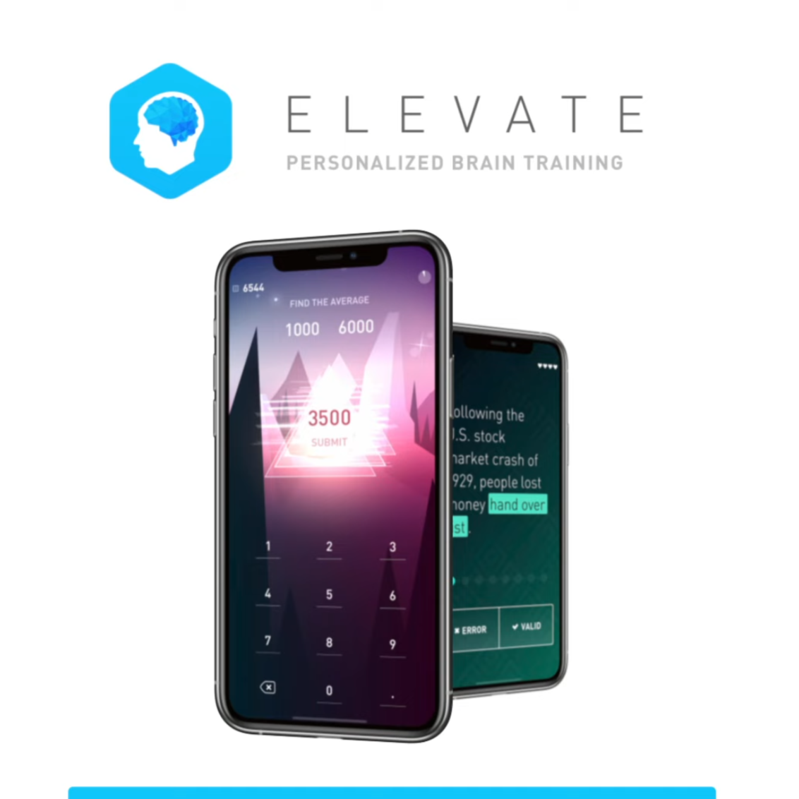 Elevate - mobile app ad