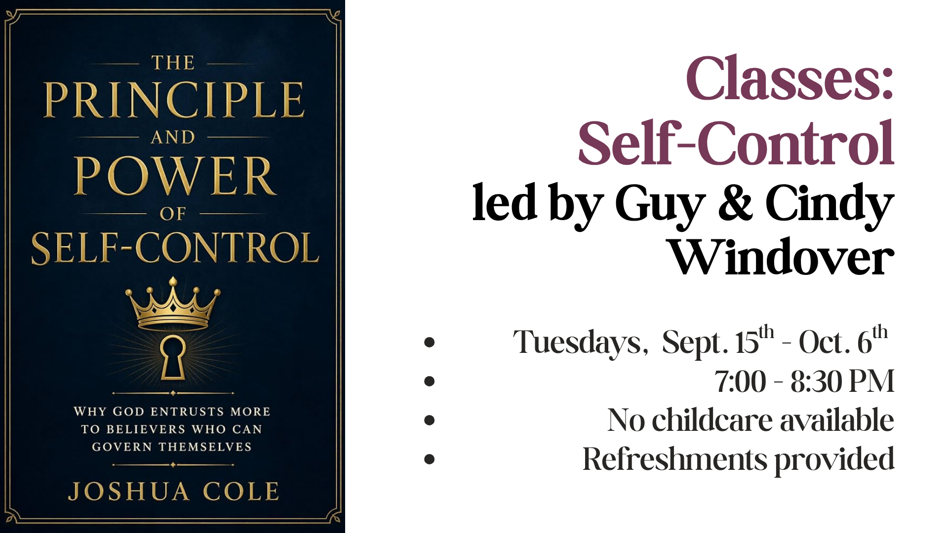 Classes: Self-Control