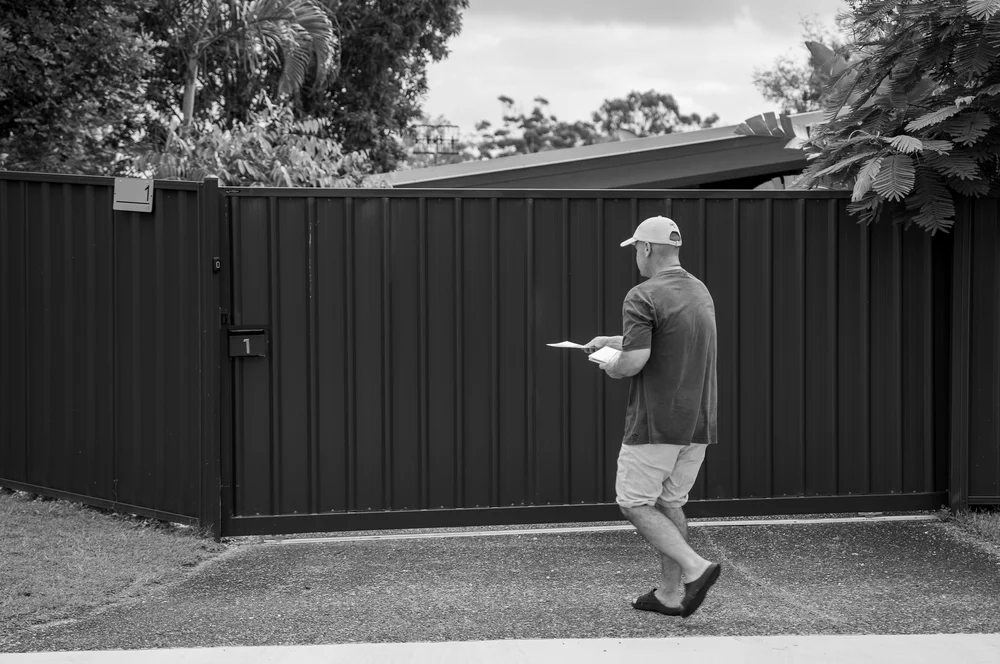 Noosa Flyer Co delivering a flyer campaign street by street