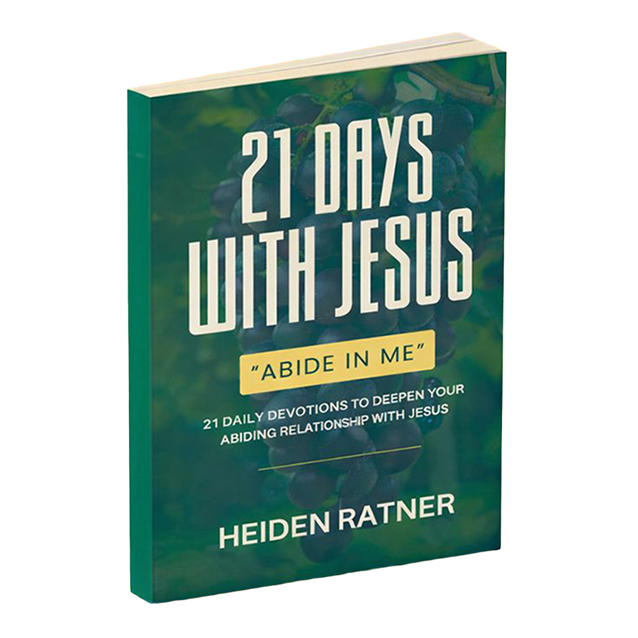 Abide In Me: 21 Days With Jesus Devotional Book